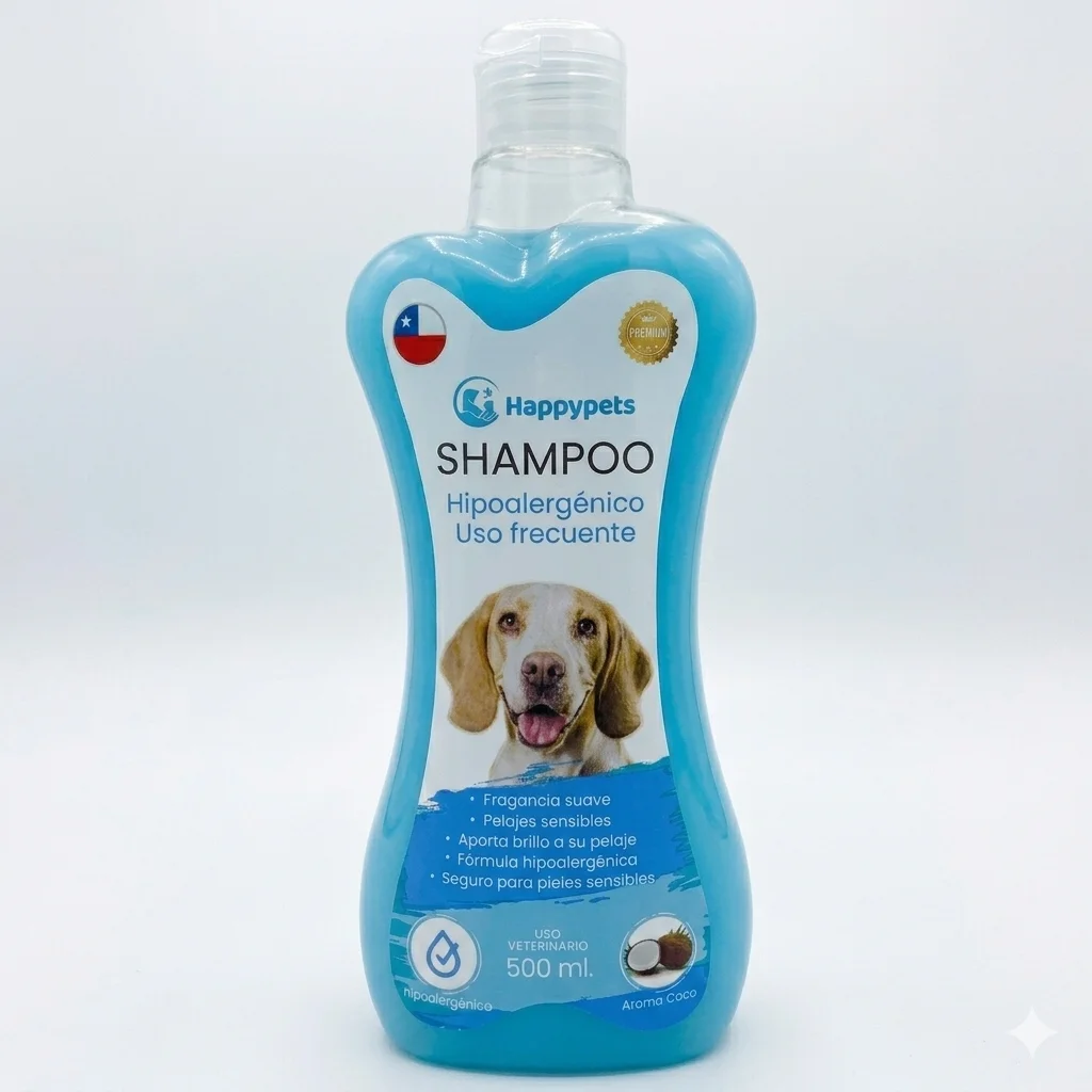 Shampoo Hipoalergénico uso frecuente Happypets