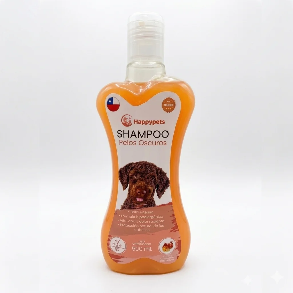 Shampoo pelos oscuros Happypets